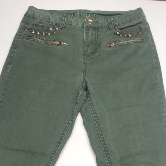 LIKE NEW DOLLHOUSE KHAKI SKINNY JEANS 8/29x28 ⭐️ - Picture 5 of 13